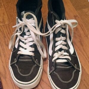 Vans Classic Black and White Shoes